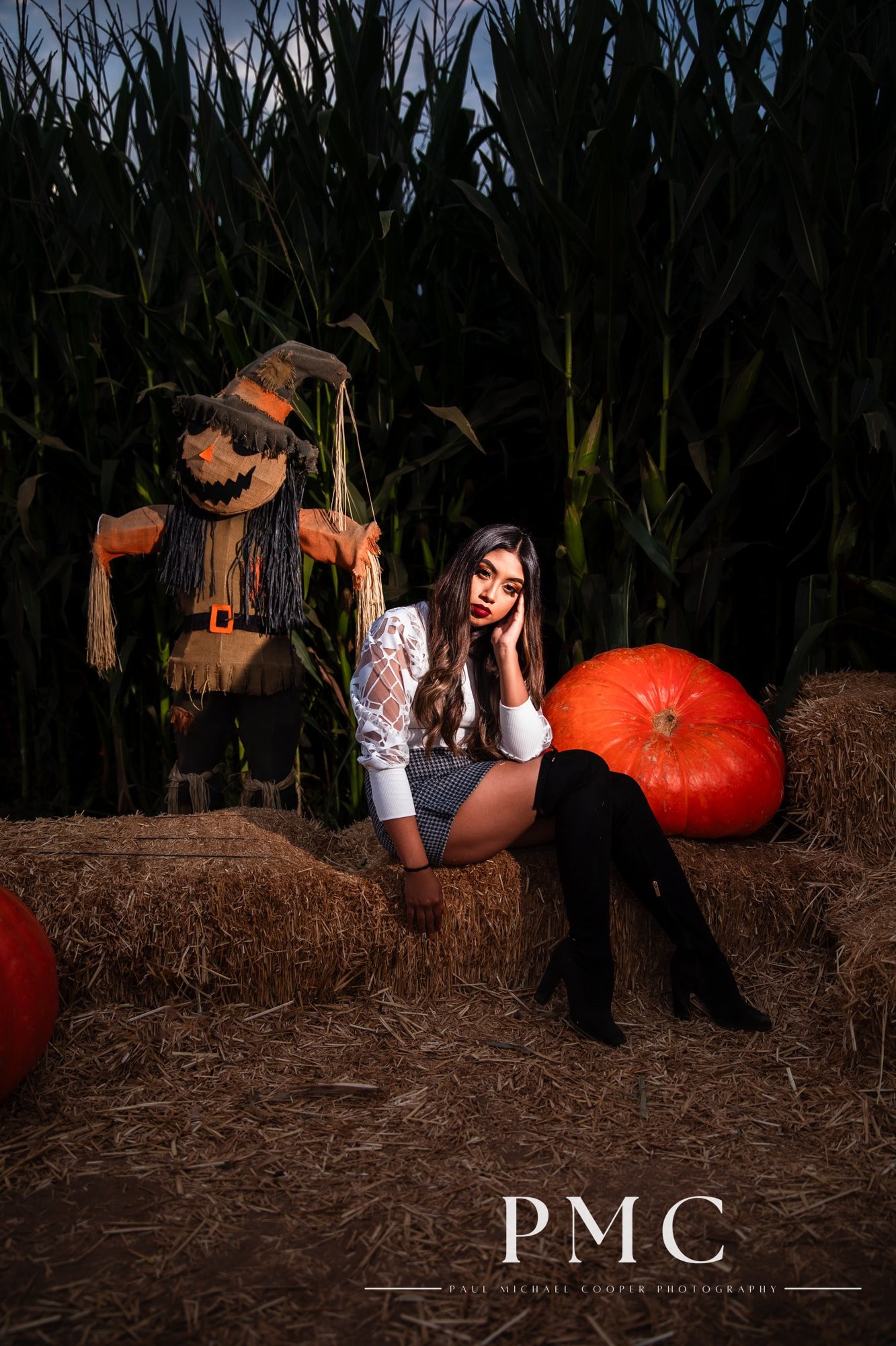Fall-Themed Pumpkin Patch Portrait Session - Best San Diego Portrait Photographer-15.jpg