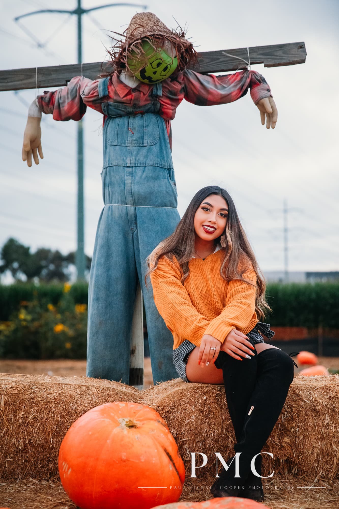 Fall-Themed Pumpkin Patch Portrait Session - Best San Diego Portrait Photographer-27.jpg