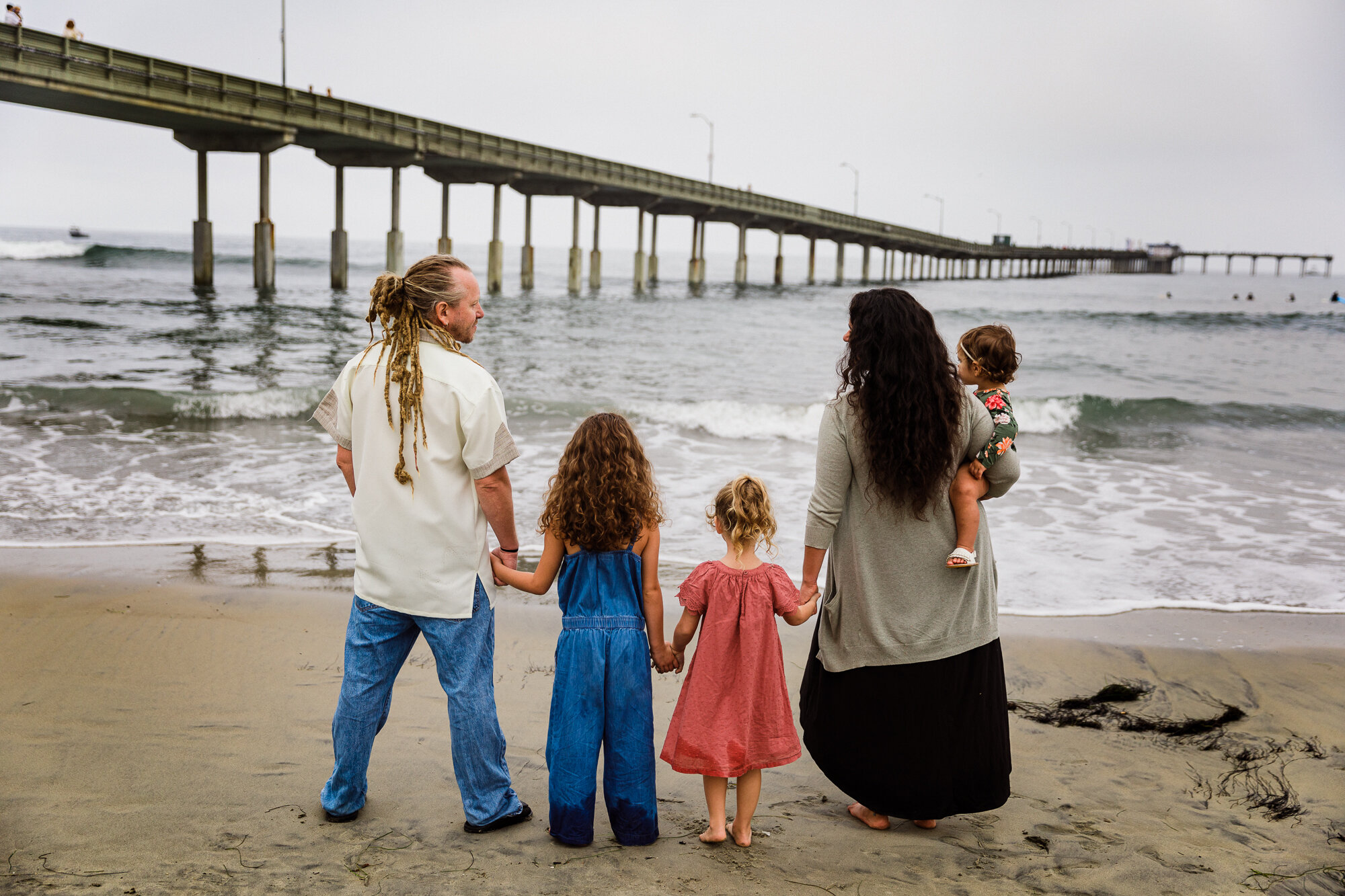 Family Portrait Photography Session at Ocean Beach Pier, San Diego, California-80.jpg