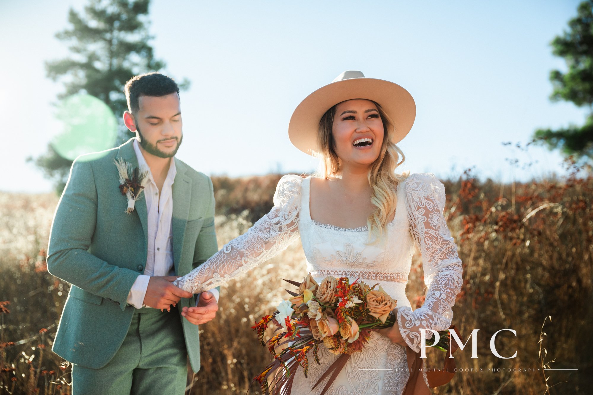 Jules + Trey | Bohemian-Inspired Wedding Photoshoot in Southern California's Enchanting Landscapes | Temecula, CA