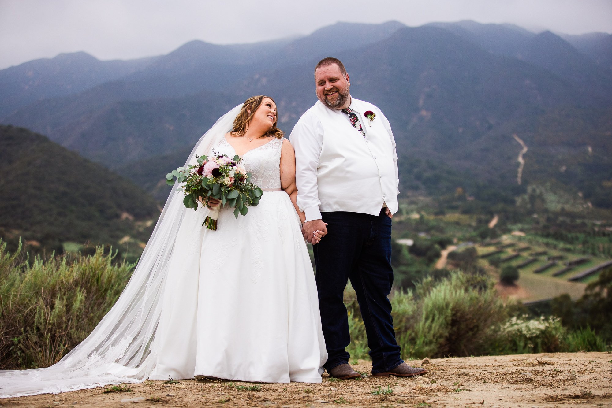 Best San Diego Photographer, Bride and Groom Portrait at Circle Oak Ranch in Fallbrook