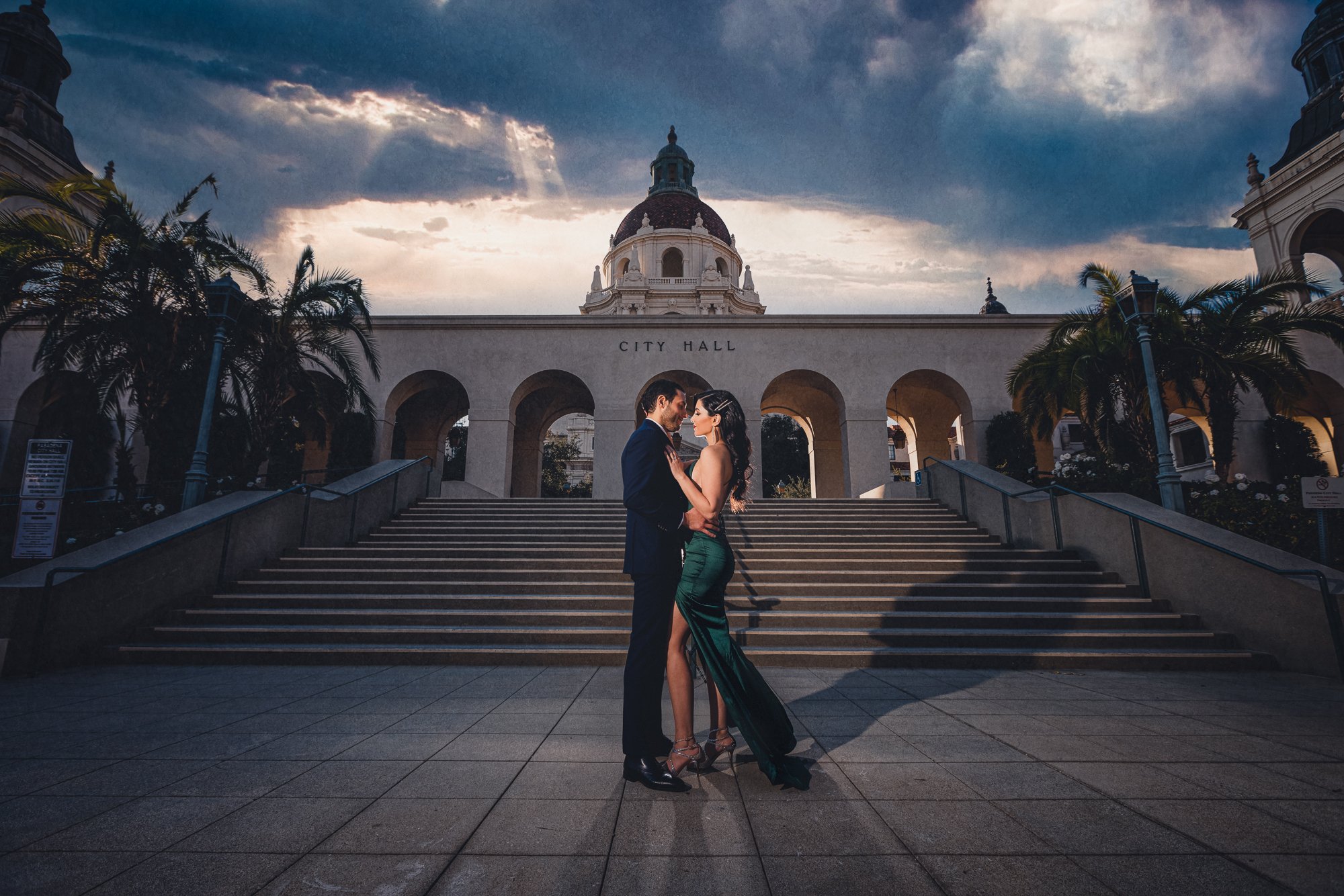 Pasadena City Hall | Los Angeles Engagement Photography