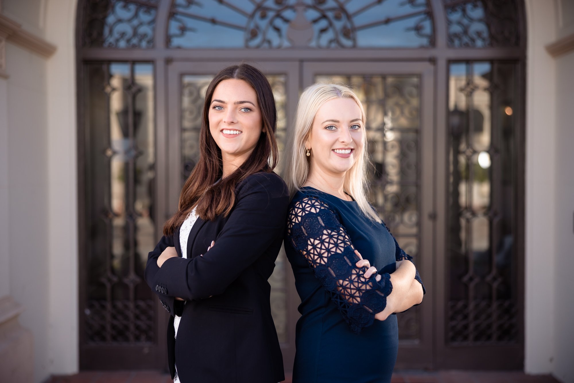 Christine + Lauren | A Tale of Two Sisters: Celebrating Memories and Future Aspirations on an Iconic On-Campus Senior Portrait Session | San Diego