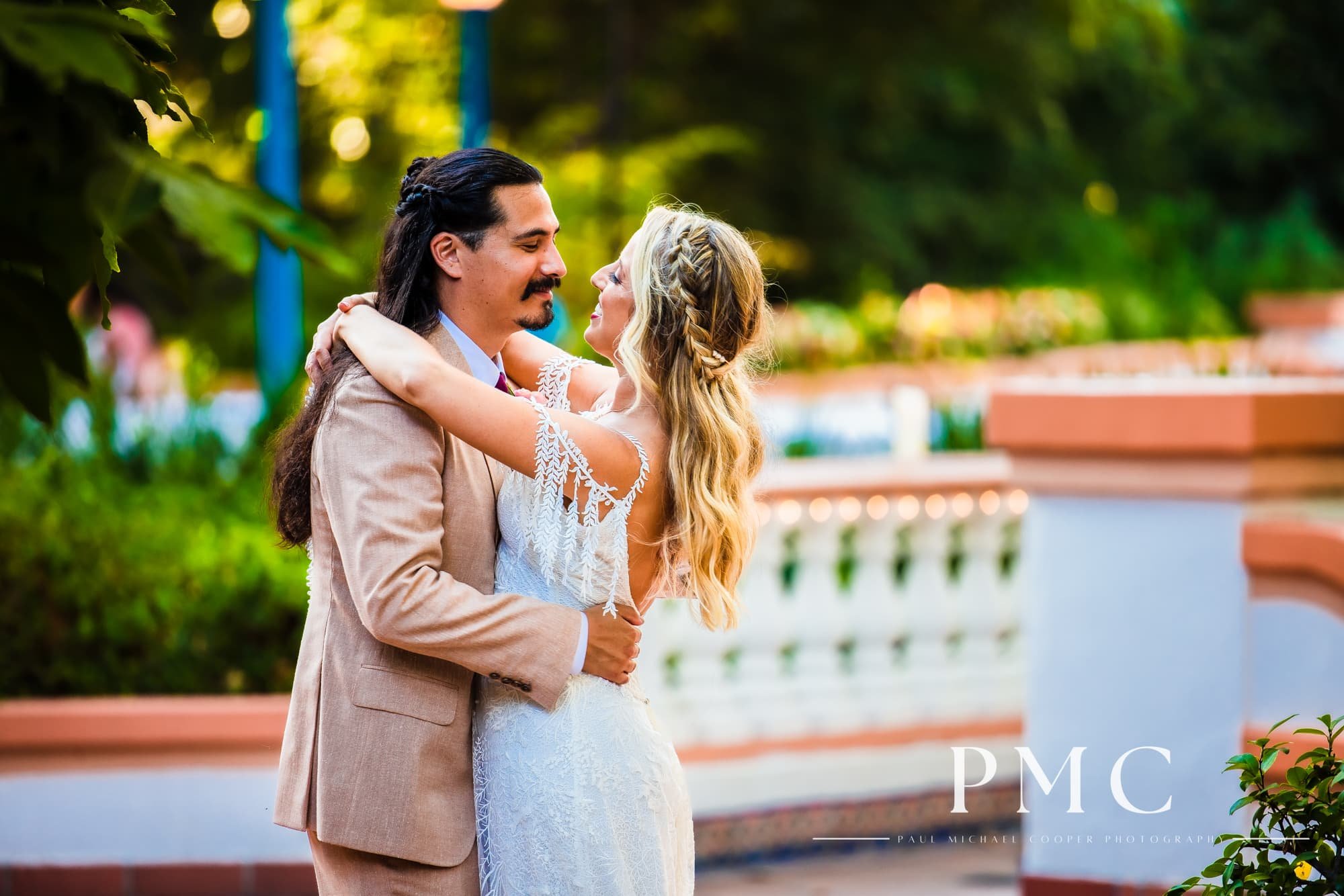 Lana + Zach | Vibrant Wedding Filled with Smiles and Music at a Spanish-Style Oasis | Orange County, California