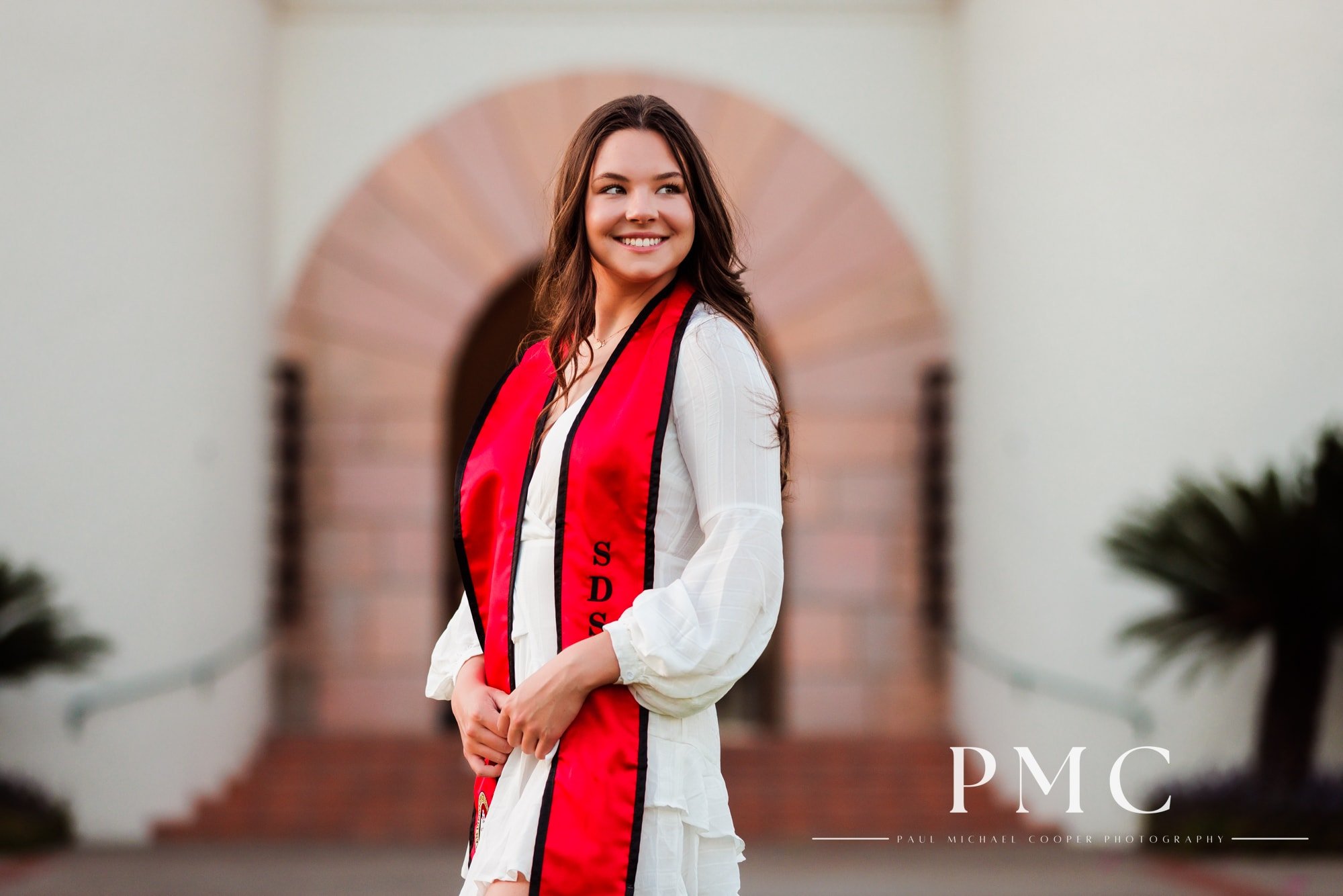Payge's Senior Portraits | On Campus from Golden Hour to Twilight | San Diego