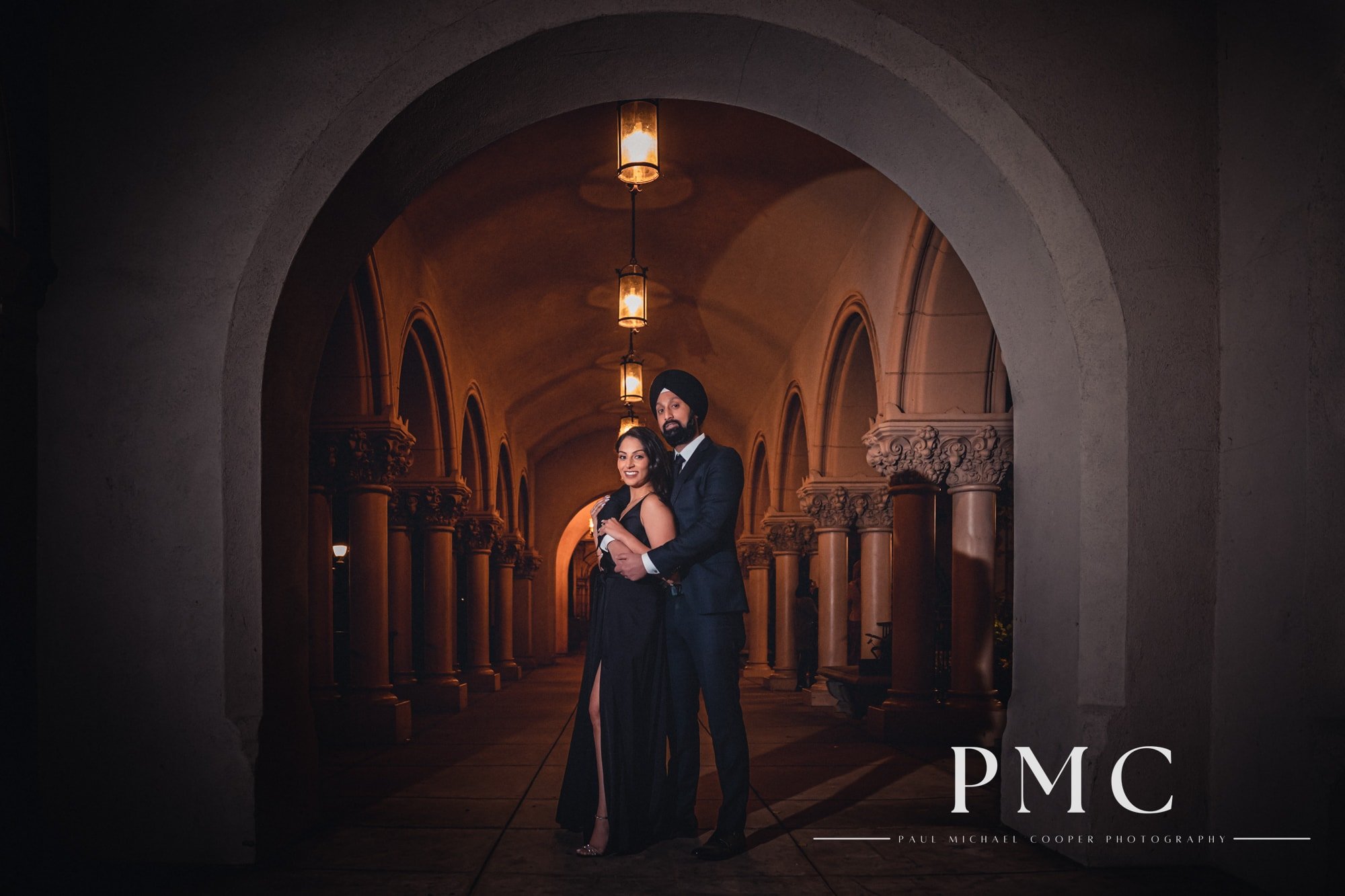 Gurnoor + Harman | A Stylish Ocean Proposal and Iconic Architecture Engagement Celebration | San Diego, CA