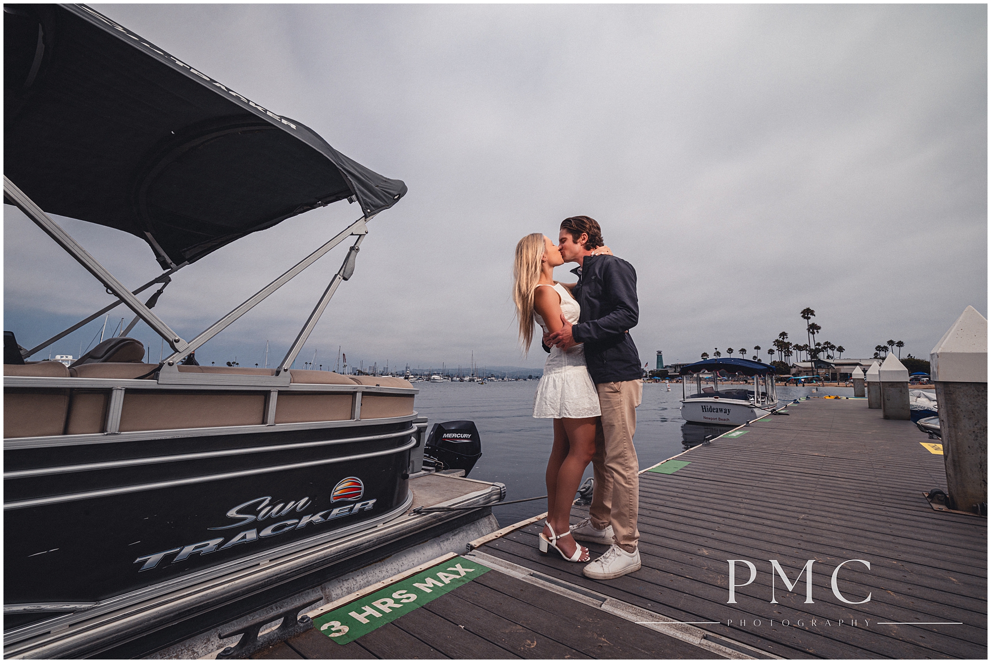 Surprise Proposal on Newport Bay in Lido Marina Village, Newport Beach California.